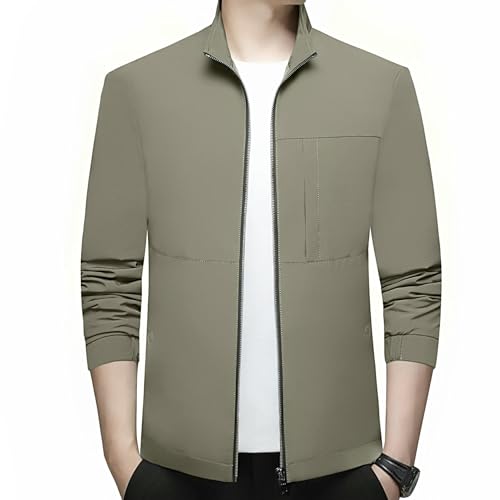 Chaqueta de hombres clásica contra el frío de entretiempo en la oficina y el trabajo 7