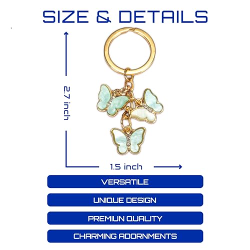 Image of Keychain for Women, Key Chains Women Cute, Enamel Durable Key Ring for Handbag & Bag.