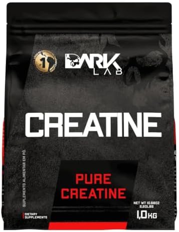 Creatina Pura Dark Lab, Monohidratada 100% de Pureza, Sem Glúten,...