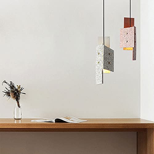 Lustre E27 géométrique en ciment de style postmoderne pour une décoration architecturale - 2