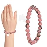 Genérico Pulsera para Mamá | Hecha a Mano Natural Conmemorativa,Pulsera de Piedras Naturales para Mujer,Para Regalos de, Cumpleaños, Acción de Gracias y Expresión Personal