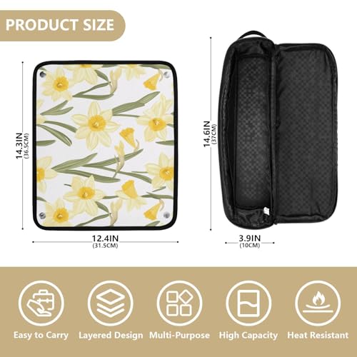 Bolsa de viaje resistente al calor para herramientas de cabello miniatura 4