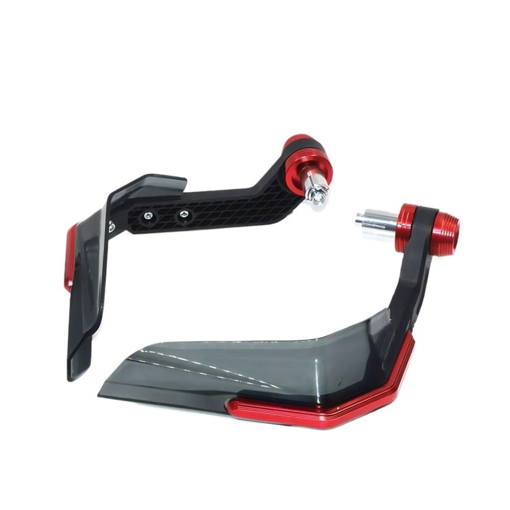 HAUINVC Hand Guards for Du& Diavel XDiavel 1260S V2 V4 Motorcycle Handguard Shield Hand Guard Protector Windshield Protection Hand Guards Protector(NO Logo Red)