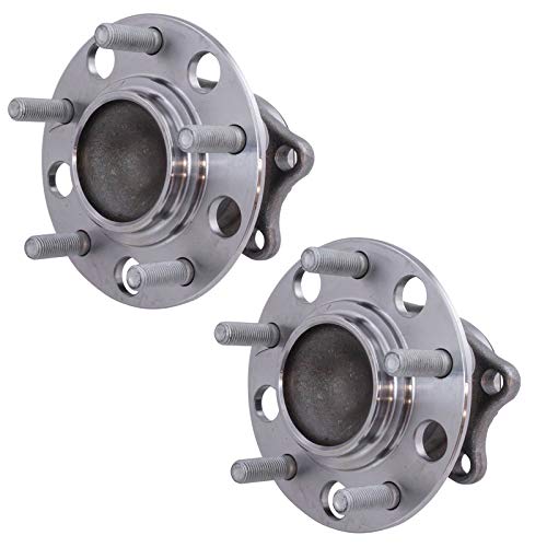 Image of TRQ 2 Piece Rear Wheel Bearing & Hub Assembly Set Compatible with 2008-2017 Mitsubishi Lancer 2011-2012 Outlander Outlander Sport