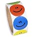 Rhode Island Novelty 1 Roll of 100 Smiley Face Stickers, Primary Colors NIP (RN RSSMILE)