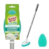 【Amazon.co.jp限定】 3M スコッチブライト お風呂掃除 ブラシ スポンジ 伸縮ロング 取替付 バスシャイン B-549J+R