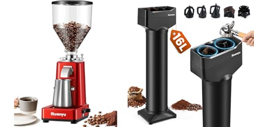 Huanyu Coffee Grinder & Espresso Portafilter Cleaner Bundle