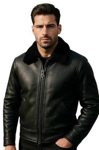 新品　B-3 real leather flight jacket B-3 Flight Jacket - Sheepskin Leather - AVI LEATHER