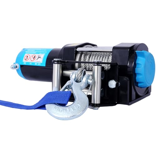 Cabrestante eléctrico 12V 3500lb para ATV/UTV miniatura 1