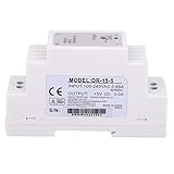 DR-15-5 Hutschienen Netzteil,15W 5V 3A DIN Schienen Schaltnetzteil Hutschienennetzteil DIN-Rail-Netzteil