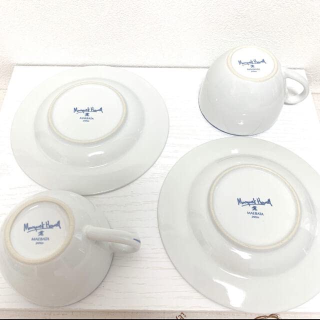 MHL. マーガレット・ハウエル ★ カップ&ソーサー（2客）プレート（2枚） Amazon.co.jp: MHL. マーガレットハウエル カップ&ソーサー（2客