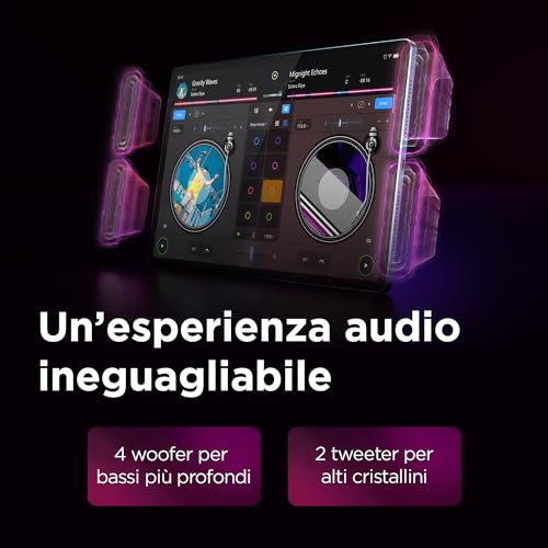 Lenovo Yoga Tab Plus, Ai Tablet, Display 3K Da 12.7" 144Hz, Processore Snapdragon 8 Gen 3, Ram 16GB, Memoria 512GB, Wifi 6, Tablet Android 14, Tab Pen Pro E Tastiera Incluse - Seashell - 9