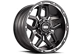 Grid Off-Road GD7 Custom Wheel - 20x10, -12 Offset, 5x150 Bolt Pattern, 110.3mm Hub - Matte Black with Milled Accents Rim