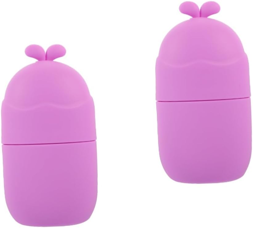 FRCOLOR 2 Stuks Roller Ijsblokjesbakje Skincare Tools Skincare Tools For Face Body Massager Body Cooling Mold Eyes Ice Roller Siliconen Ijsblokje Face Ice Roller Huidverzorging Vrouwen
