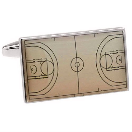 Basketball Court Cufflinks