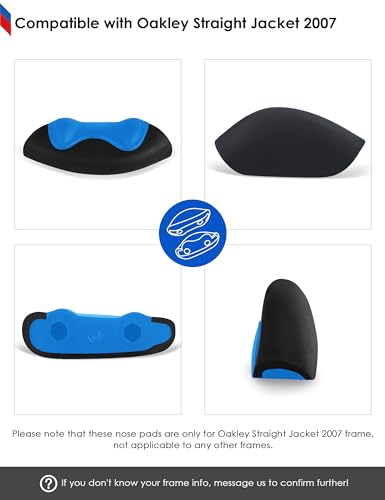 Image of BLAZERBUCK Replacement Nose Pads for Oakley Straight Jacket 2007 Sunglass