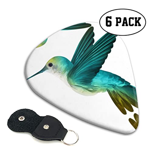 Lot de 6 médiators colibri pour guitare acoustique, guitare électrique, basse, ukulélé – fins, moyens et épais. - Les Beatles, Paul McCartney, John Lennon, RIngo Starr, George Harrison Lot de 6 médiators colibri pour guitare acoustique, guitare électrique, basse, ukulélé - fins, moyens et épais. – Image 3