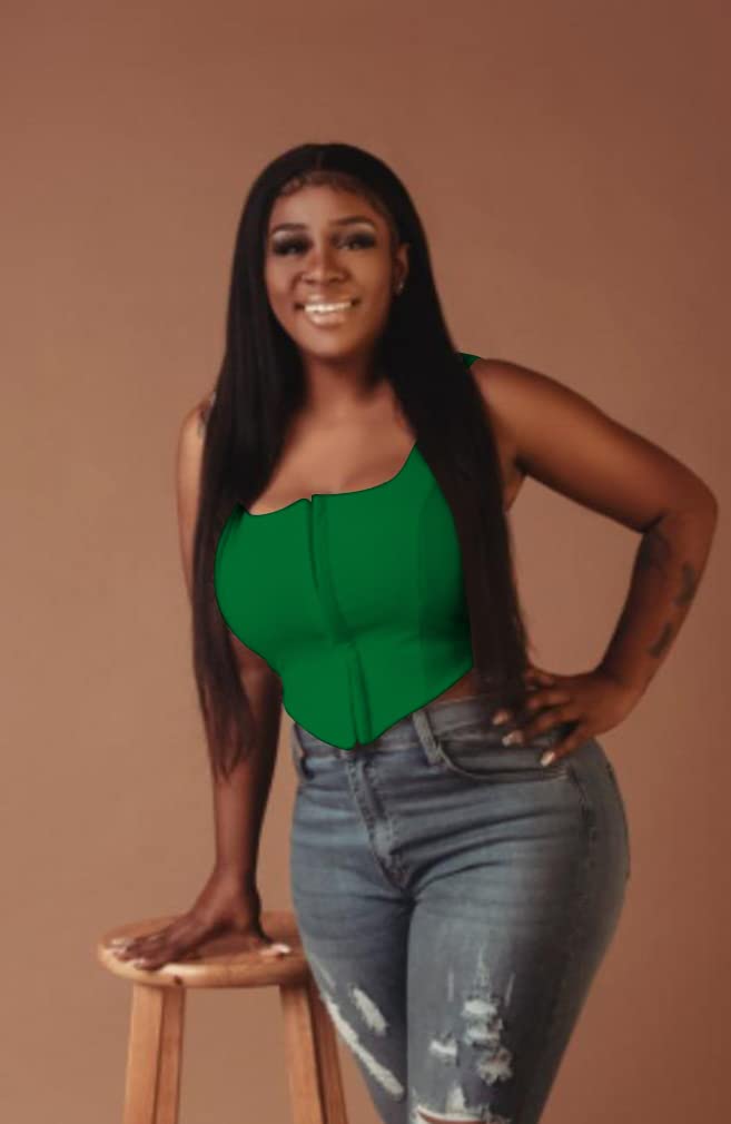 TOB Women's Sexy Sleeveless Central Single-Row Clasp Club & Night Out Crop Tank Top