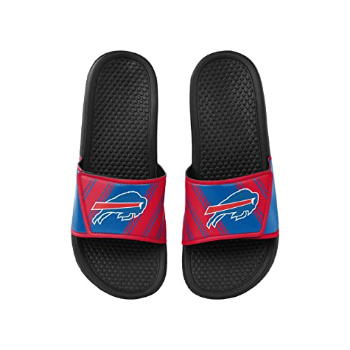 Image of FOCO mens NFL Team Logo Legacy Sport Slide Sandals
