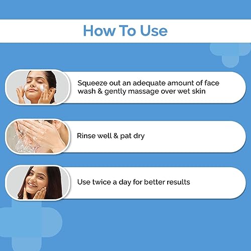 Image of The Derma Co 2% Sali-Cinamide Anti-Acne Face Wash | With 2% Salicylic Acid & 2% Niacinamide | Treats Active Acne & Fades Marks I For Oily & Combination Skin | Power of 2 Actives | For Men & Women | 150 ml x 2