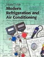 Guia De Estudio Para Refrigeracion Y Acondicionamiento De Aire Modernos (Spanish Study Guide) 1566373018 Book Cover