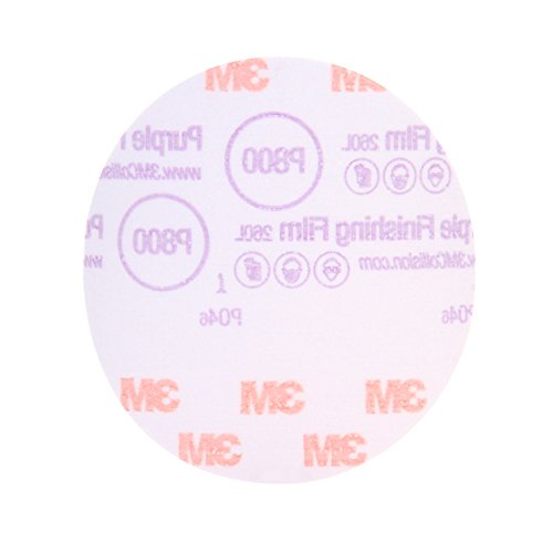 Image of 3M Hookit Purple 5 inch P800 Grit, 30570, Finishing Film Disc, Long Lasting, Fast Cut, Polish Finish for Automoitve