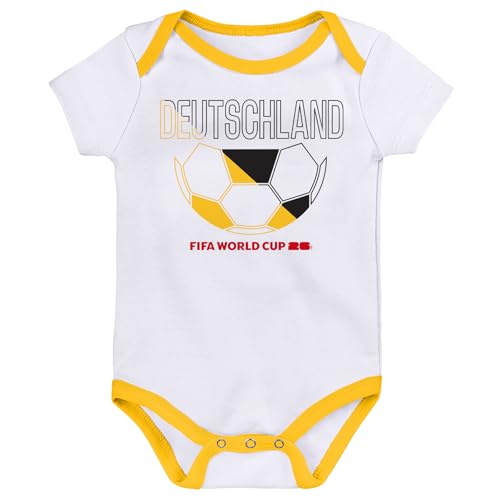 Outerstuff FIFA World Cup 2026 Infant and Toddler 3 Pack Country Onsie, Germany, 24 Months - image 3