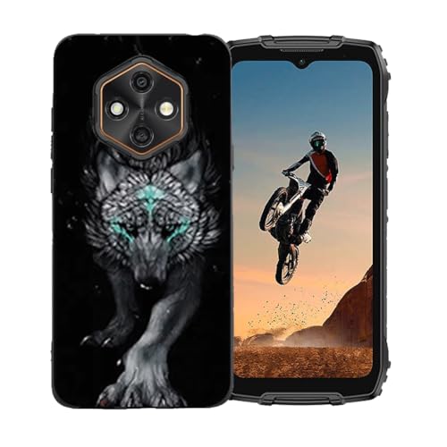 GYDQQKJ Ulefone Rugking 4 Pro �p�̃J�o�[ �A�\�t�g�V���R�[��TPU�\�t�g�P�[�X�o���p�[�V�F���v���~�A���ی�P�[�X���J�o�[ �p�� (6.65") - LLM22