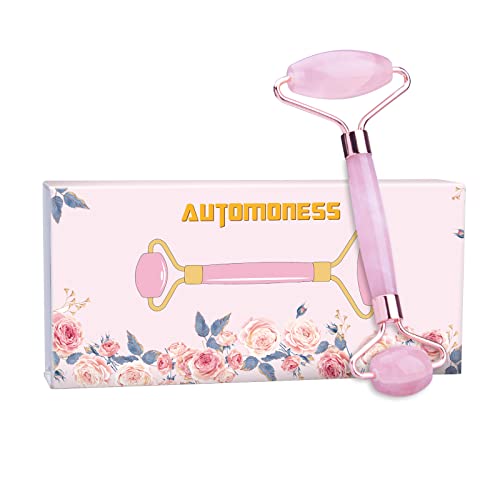 Rodillo de Jade, Automoness Jade Roller Facial Gua Sha Masajeador Roller para Belleza de Cuello y Cara,Antienvejecedor,Rejuvenece la Piel Cover