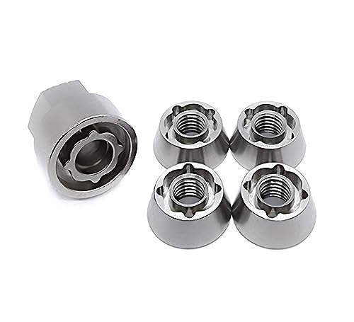 OG Secure | M8 (8mm) EYE Anti-Theft Security Nut Set - 304 Stainless Steel | Tamper Proof Reusable Shear Nuts | For Roof Tent, Winch, Light Bar, E-Bike | For 8mm Thead/Bolts