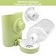 Lixiluxia Automatischer Wasserspender Kaninchen, Hängend Haustier Trinkflasche, Kaninchentränke, Nagertränke Wasserflasche, für Meerschweinchen Hasen Chinchilla Frettchen Hamster, Grün, 600ml