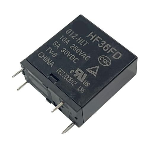 Relais de puissance HF36FD commutation stable 10A contact normalement ouvert