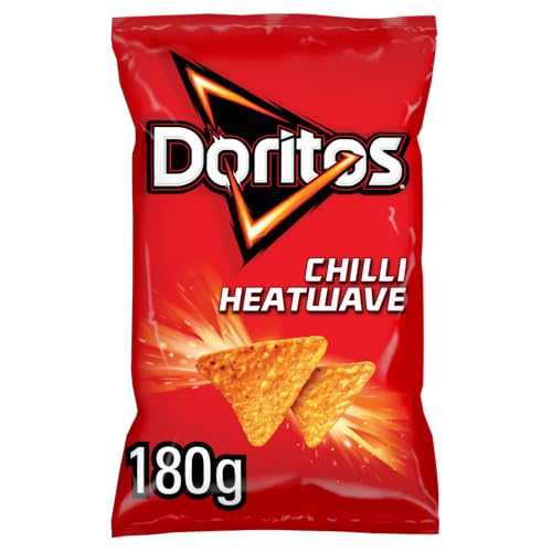 Doritos Chilli Heatwave Tortilla Chips Sharing Bag 180 g (Pack of 1)