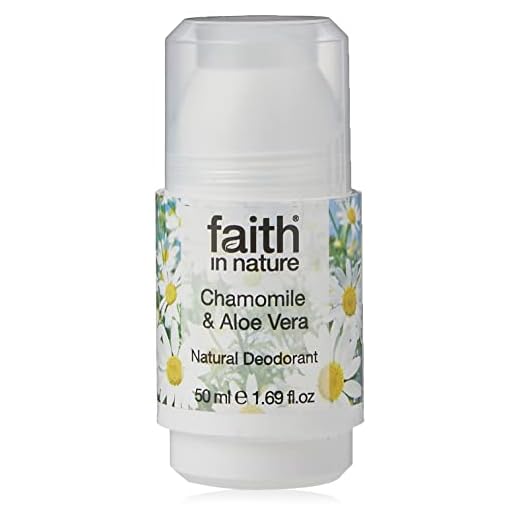 Faith in Nature Deodorant Roll On Aloe Vera och kamomill, 50 ml