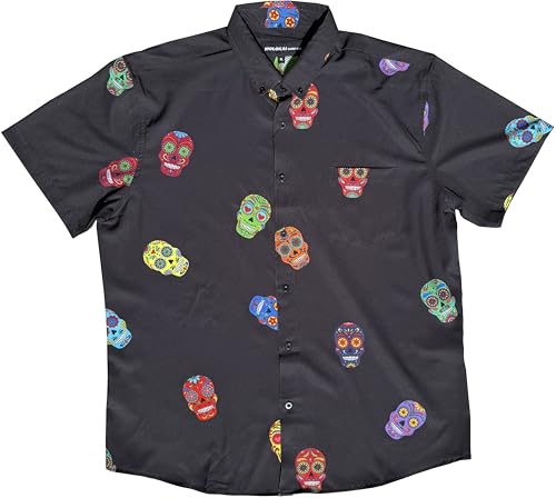 Image of Molokai Surf Button Down Slim Fit Hawaiian Short Sleeve Shirts