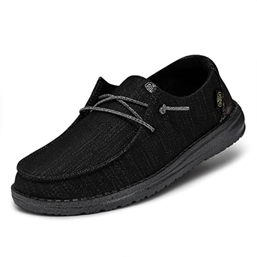 Image of HEYDUDE Women's Wendy Glitter Meteor Shower Size 9 | Women's Shoes | Women's Slip On Shoes | Comfortable & Light-Weight
