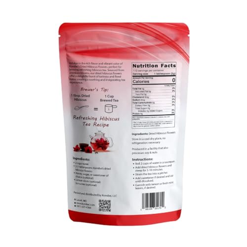 KomBei Premium Hibiscus Loose Leaf Tea