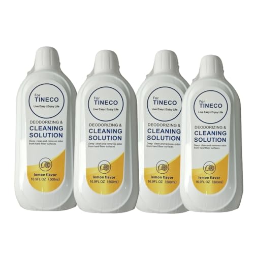 床掃除用洗浄液。500ML レモンフレーバー洗浄液。互換品 ティネコ FLOOR ONE S5 / S5 Combo / S5 Pro / S5 Pro 。全シリーズのロボット掃除機アクセサリー(Set D)