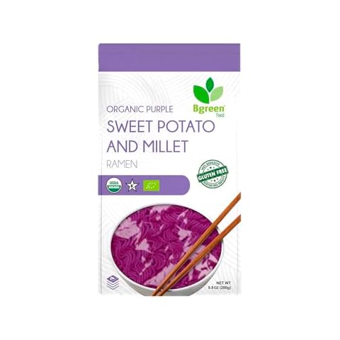 Big Green Organic Food- Organic Purple Yam & Millet Ramen, Premium Ube, Gluten-Free, Vegan (I Pack) Cover