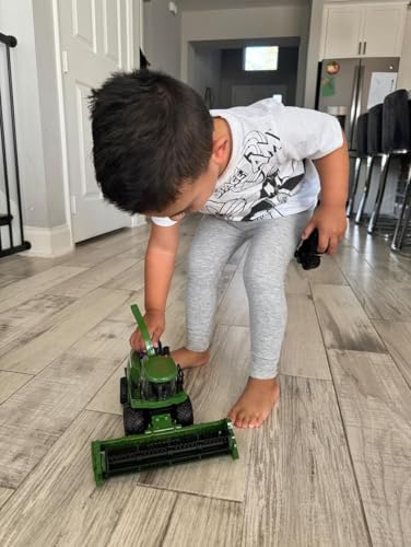 image for Uarzt Remote Control Combine Harvester Tractor Toy, 1/24 Scale RC Harv