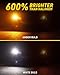AUXITO Latest CANBUS 3157 Switchback LED Bulbs 3057 3457 4157 Dual Color Amber/White Anti Hyper Flash Built-in Resistor Error Free Turn Signal Lights and DRL/Parking Lights, Pack of 2
