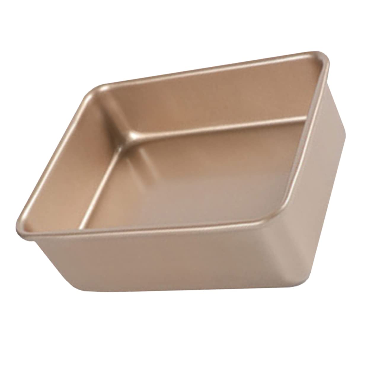 TOPBATHY Teglia Quadrata per Torta Antiaderente, 1 Pezzo, in Acciaio Inox | Teglia da Forno Antiaderente, Facile da Pulire, per Torte e Pane, in Cucina, per l'Uso Quotidiano