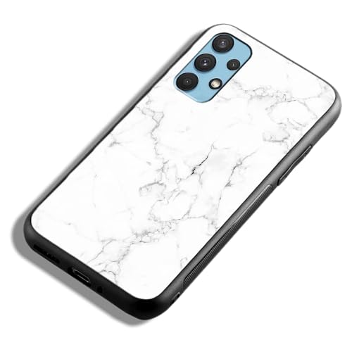 Image of COLORflow Back Cover Compatible with Samsung A23 4G / A23 5G | White Marble | Shockproof TPU Bumper Cover with Camera Protection Back Cover