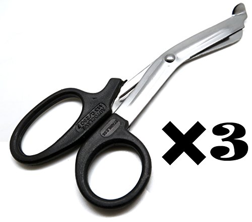 3 Pcs Black Utility Universal Scissors 5.5
