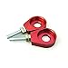 Sthus 2pcs 12mm Chain Tensioner Adjusters Fit Honda XR CRF 50 70 Bike Scooter Red
