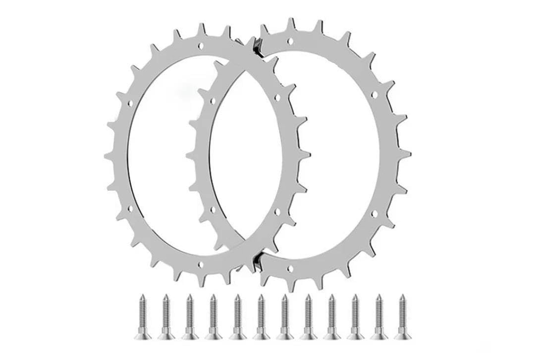 Robot cortacésped Rueda de tracción siega 170mm Ruedas Asistencia Clavos Antideslizantes for XS 300 400 350 M700