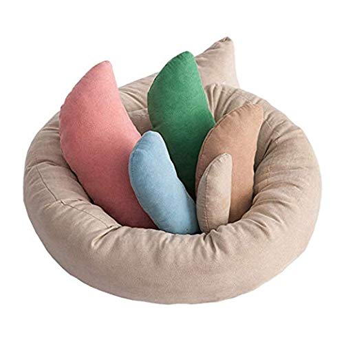 WESTLINK - Juego de 6 pufs para recién nacidos (0-6 meses), multicolor