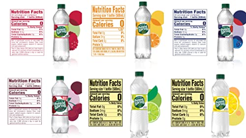 Poland Spring Sparkling Spring Water Seltzer 7 Flavor Variety Pack 16.9 oz. Bottles (7 Pack)