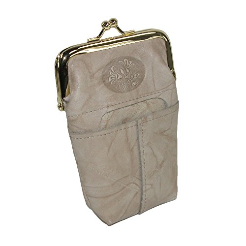 Buxton Heiress Pik-Me-Up Framed Case, Taupe