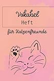  Vokabelheft für Katzenfreunde: 2 spaltig, A5